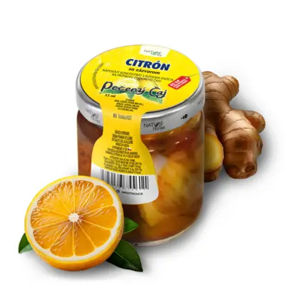 Citrón so zázvorom – pečený čaj 60ml