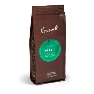 Zrnková káva Granell Brasil 250g, 100% arabica.