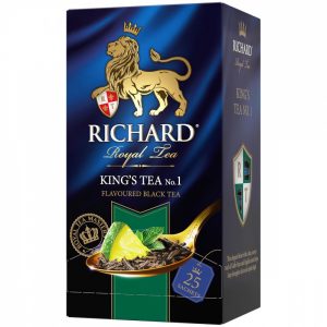 Kráľovský čierny ochutený čaj RICHAR King's Tea
