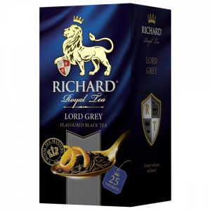 Vynikajúci jemne ochutený čierny čaj RICHARD Lord Grey