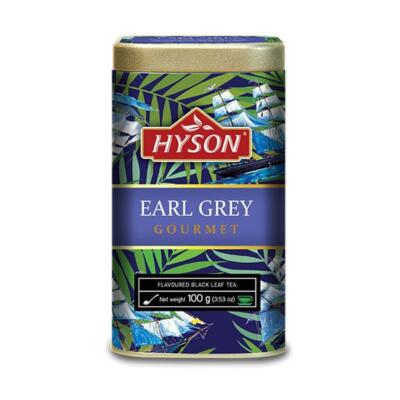 Prémiový cejlónsky sypaný čierny čaj ochutený 100g v plechovke HYSON Earl Grey