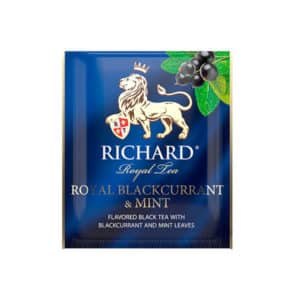 Richard Blackcurrant & Mint Čierny čaj ochutený 25 vrecúšok