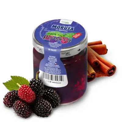 Moruša so škoricou – pečený čaj 60ml