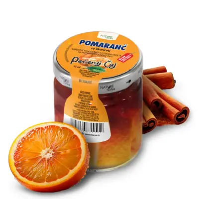 Pomaranč so škoricou – pečený čaj 60ml