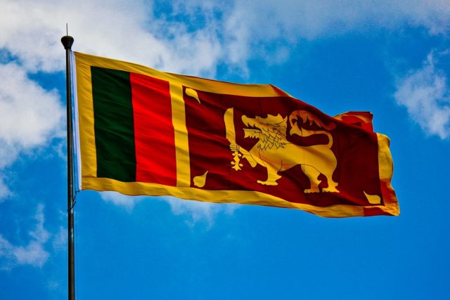 Cejlon vlajka (Sri Lanka)