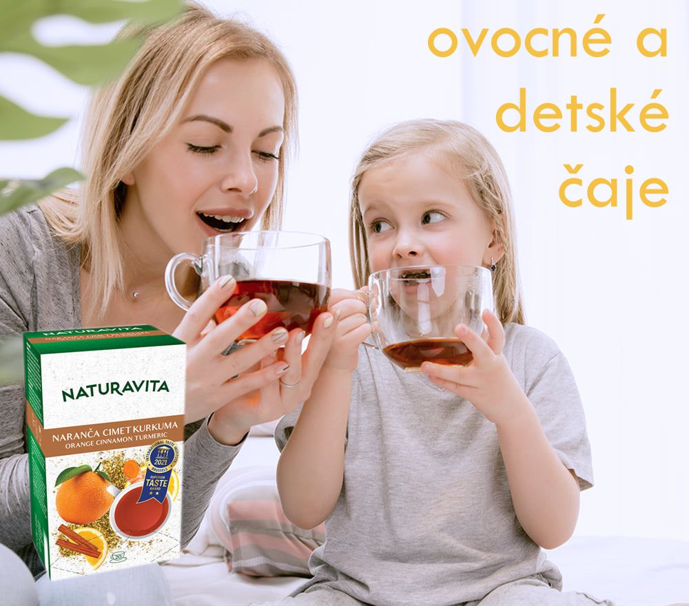 Ovocné čaje a čaje vhodné pre deti
