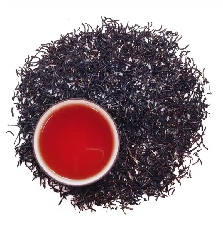 čierny čaj sypaný