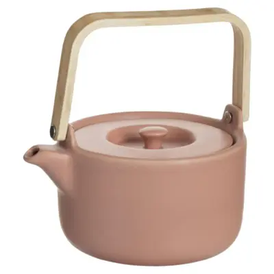 Čajník keramický 800ml tehlový