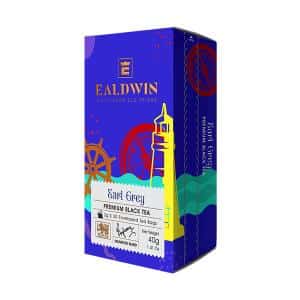 Čierny čaj Earl Grey od značky EALDWIN, prémiový cejlónsky čaj.