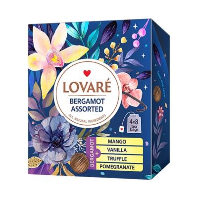 LOVARÉ Bergamot Tea Assorted 64g (32 porc.)
