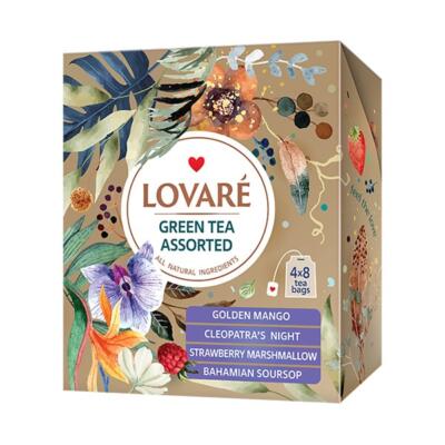 LOVARÉ Green Tea Assorted 48g (32 porc.)