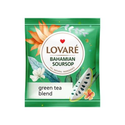 Prémiový zelený čaj s príchuťou - LOVARÉ Bahamian Soursop