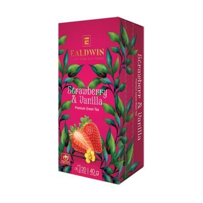 Prémiový cejlónsky čaj EALDWIN Strawberry & Vanilla