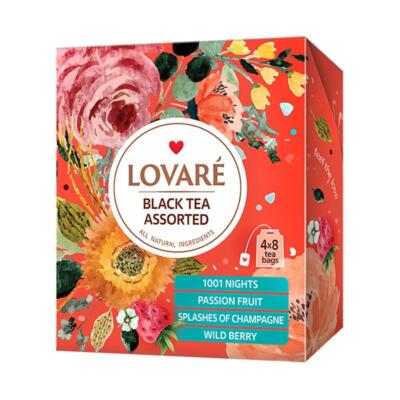 LOVARÉ Black Tea Assorted 64g (32 porc.)