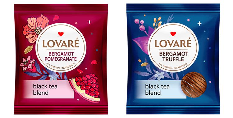 Porciované čaje z kolekcie Lovaré Bergamot Assorted