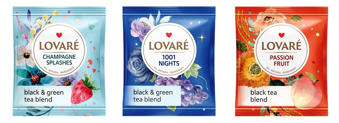 Obsah čajovej kolekcie Lovaré Flowers & Tea