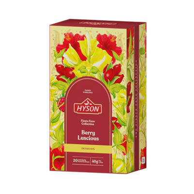 HYSON Berry Luscious, rooibos ovocný čaj 40g (20 porcií x 2g)