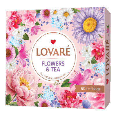 LOVARÉ Flowers & Tea Collection 102,5g (60 porc.)