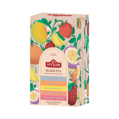 HYSON Black Tea Assorted, čierny čaj s príchuťou 40g (20 porcií)