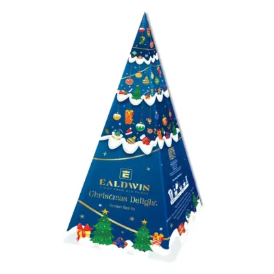 EALDWIN Pyramída Modrá Vianoce, zelený čaj ochutený, 15 porcií