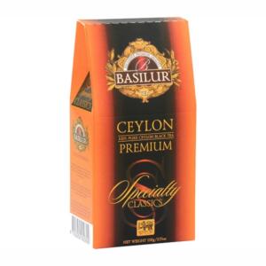 Čierny sypaný čaj prémiovej kvality BASILUR Ceylon Premium 100 gramov