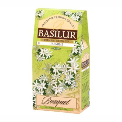 Cejlónsky zelený sypaný čaj s jazmínom - Basilur Bouquet Jasmine Green 100g.
