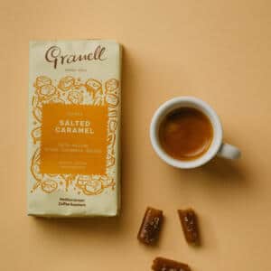 Granell Salted Caramel mletá ochutená káva 250g s príchuťou slaného karamelu, 100% arabica