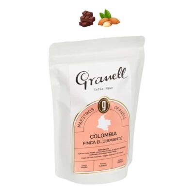 Výberová káva GRANELL Colombia Finca El Diamante, 250g zrnková káva specialty coffee