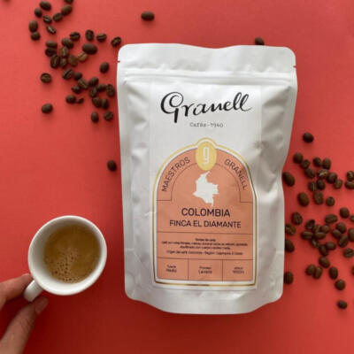 Výberová káva GRANELL Colombia Finca El Diamante, 250g zrnková káva specialty coffee