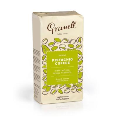 Ochutená mletá káva GRANELL Pistachio s príchuťou pistácie, 100% arabica.