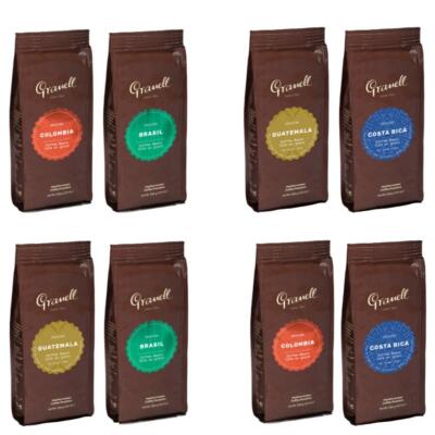Granell ORIGINS vzorky, 2 druhy x 50g, zrnkové kávy