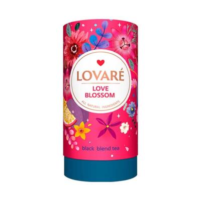 LOVARÉ Love Blossom, sypaný čierny čaj s príchuťou 80g