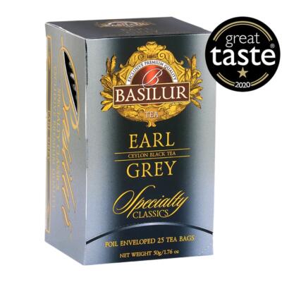 BASILUR Specialty Earl Grey, ochutený čierny čaj 50g (25x2g)
