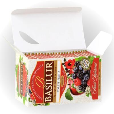 BASILUR Fruit Forest Fruit, ovocný čaj 45g (25x1,8g) – Obrázok 3