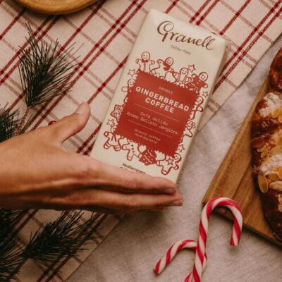 Granell Gingerbread Coffee mletá ochutená káva 250g s príchuťou vianočného perníka, 100% arabica