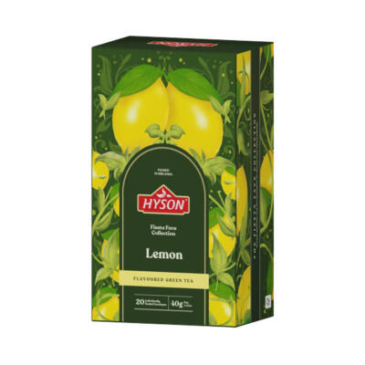 HYSON Lemon 32g, zelený čaj ochutený (20 porcií x 1,6g)