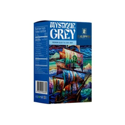 EALDWIN Mystique Grey, sypaný čierny čaj s príchuťou 100g – Obrázok 1