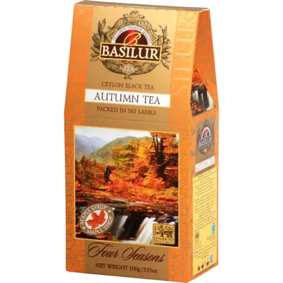 BASILUR Four Seasons Autumn Tea, čierny čaj ochutený 100g (Papierová Krabička) – Obrázok 4