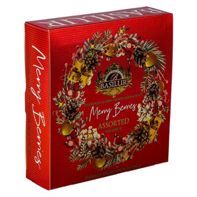 Vianočná kolekcia porciovaných čajov Basilur Merry Berry VOL II.