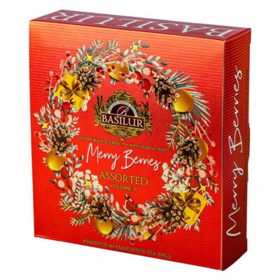 Vianočná kolekcia porciovaných čajov Basilur Merry Berry VOL II.