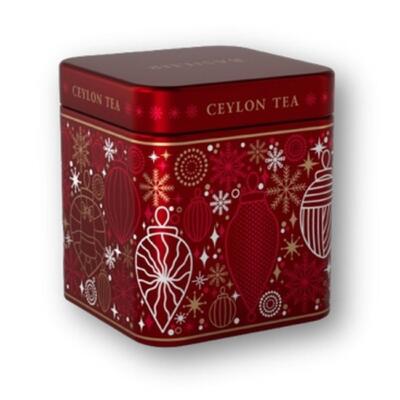 Vianočná plechovka s ochuteným čiernym sypaným čajom 40g, Basilur Mini Treats Gift of Love