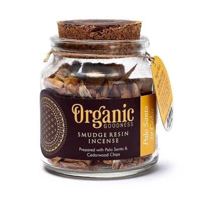 ARÔME Organické kadidlo PALO SANTO & CEDAR 40g, v skle