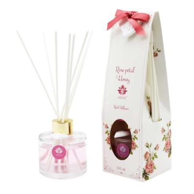 ARÔME Tyčinkový Difuzér ROSE PETAL & HONEY,100ml