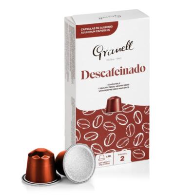 GRANELL Descaffeinated Coffee, nespresso kapsule 10 ks