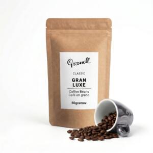 Granell GRAN LUXE, 100% arabika, zrnková káva, 50g vzorka