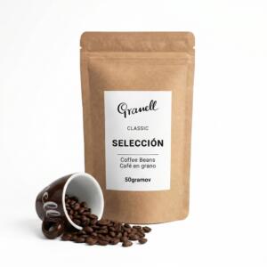 Granell SELECCIÓN, 50% arabika 50% robusta, zrnková káva, 50g vzorka