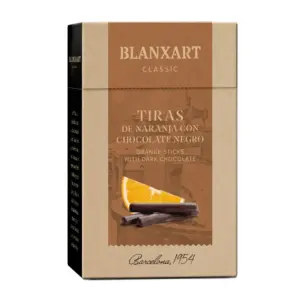 BLANXART Tiras De Naranja pomarančová kôra v čokoláde 100g