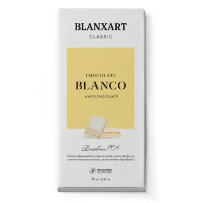 BLANXART Biela čokoláda 75g