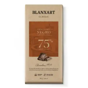 BLANXART Horká čokoláda 75%, 75g
