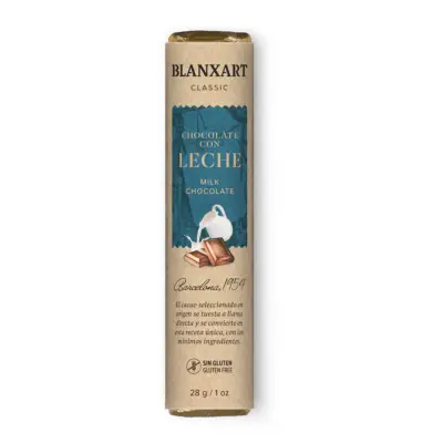 BLANXART Mliečna čokoláda LECHE 43%, 28g